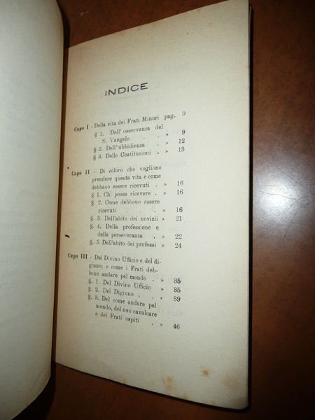 BREVE ESPOSIZIONE DELLA REGOLA FRANCESCANA SECONDO LA LETTERA E SECONDO …