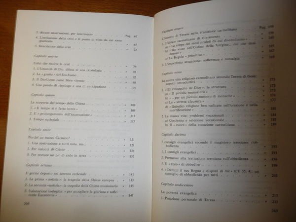 CONTEMPLATIVI PER LA CHIESA L'ITINERARIO CARMELITANO DI S. TERESA D'AVILA …