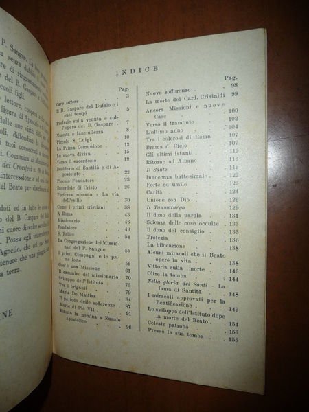 IL BEATO GASPARE DEL BUFALO DON RAFFAELE BERNARDO 1949 STORIA …
