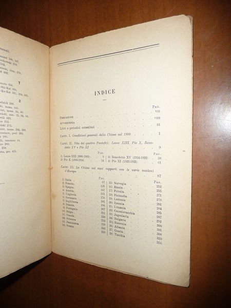 STORIA ECCLESIASTICA CONTEMPORANEA (1900-1925) 4 PAPI ORAZIO M. PREMOLI 1925