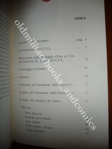 2° INCONTRO NAZIONALE DEI COMANDANTI PARTIGIANI DE CORPO VOLONTARI DELLA …