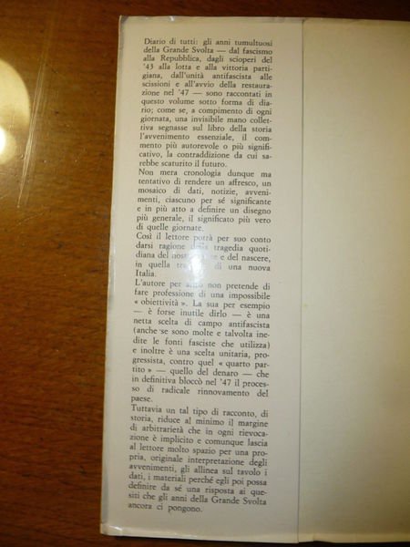 I GIORNI DELLA LIBERTA DIARIO DI TUTTI 1943-47 DE JACO …