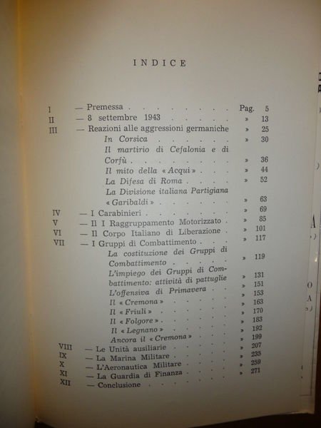 LE FORZE ARMATE ITALIANE NELLA RESISTENZA E NELLA GUERRA DI …