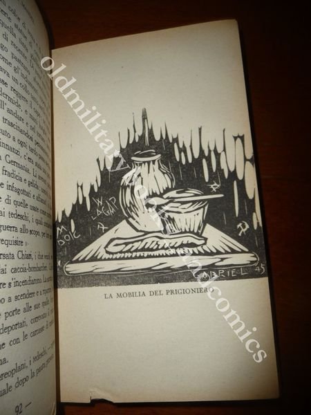SAN VITTORE INFERNO NAZIFASCISTA ROBERTO MANDEL MATRICOLA N. 2000 XILOGRAFIE
