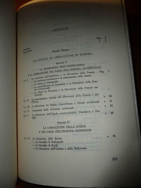 STORIA DOCUMENTATA DELLA LIBERAZIONE LA LIBERAZIONE D'EUROPA CARMINE LOPS 1975