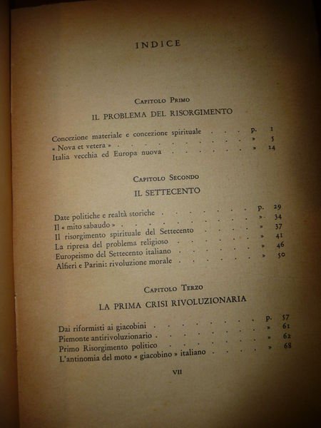 PENSIERO E AZIONE DEL RISORGIMENTO SALVATORELLI EINAUDI I^ ED. 1943