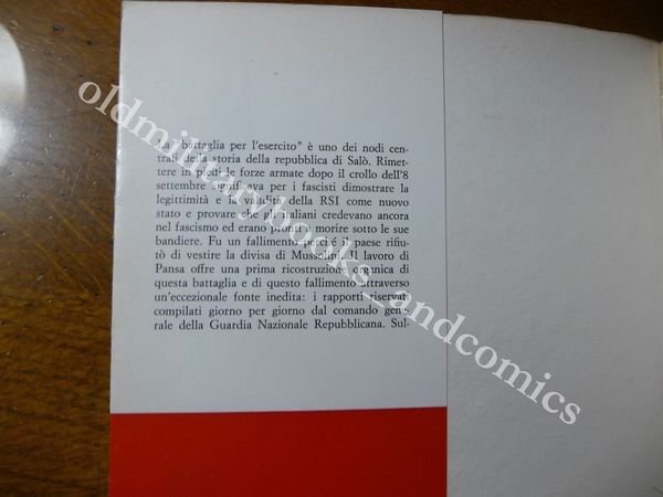 L'ESERCITO DI SALO G. PANSA LA RICOSTRUZIONE DELLE FORZE ARMATE …