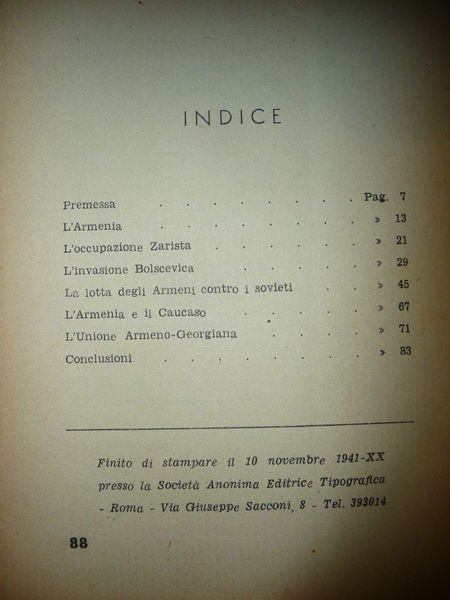 ERIVAN CONTRO MOSCA STORIA DE SFORTUNATO POPOLO ARMENO STRAGI TURCHE …