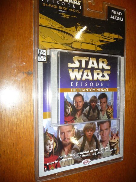 STAR WARS EPISODE I THE PHANTOM MENACE 24-PAGE BOOK AND …