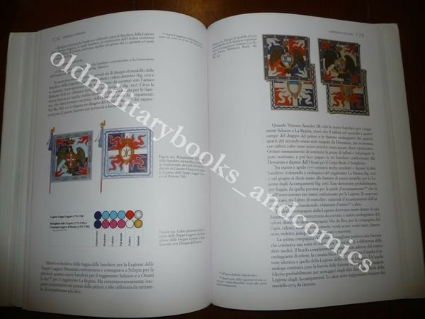 BANDIERE E STENDARDI DELL'ESERCITO SARDO 1713-1802 ENRICO RICCHIARDI RARO Vol.