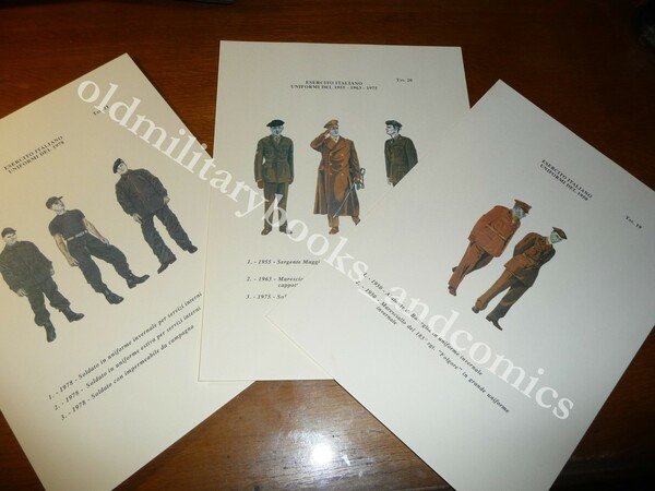 IL SOTTUFFICIALE (1870-1985) 25 Tavv UNIFORMI GRADI CARTOLINE SCUOLA ALLIEVI …