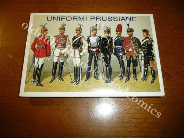 UNIFORMI PRUSSIANE FOLDER 12 CARTOLINE 1000 COPIE PER MILITARIA IN …