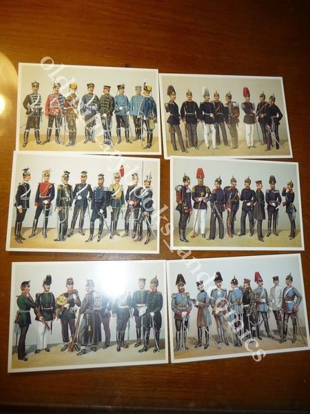 UNIFORMI PRUSSIANE FOLDER 12 CARTOLINE 1000 COPIE PER MILITARIA IN …