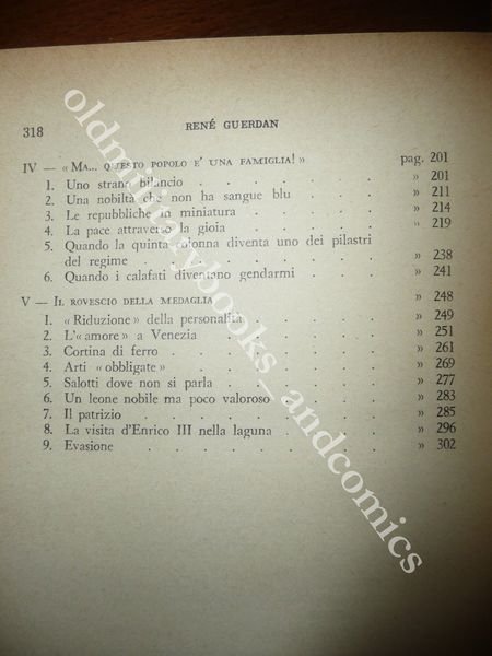 L'ORO DI VENEZIA RENE GUERDAN SPLENDORI E MISERIE DELLA SERENISSIMA …