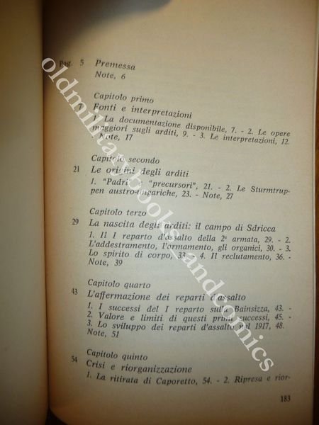 GLI ARDITI DELLA GRANDE GUERRA ORIGINI BATTAGLIE MITI GIORGIO ROCHAT …