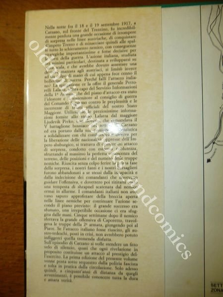 L'OCCASIONE PERDUTA CARZANO 1917 MANCATA OCCASIONE PER L'OCCUPAZIONE DI TRENTO