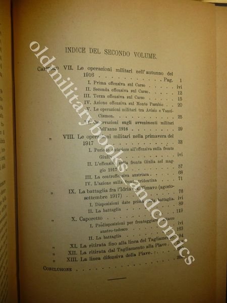 LA GUERRA ALLA FRONTE ITALIANA FINO ARRESTO PIAVE CADORNA CARTE …