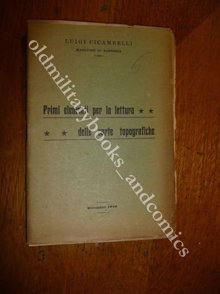 PRIMI ELEMENTI PER LA LETTURA DELLE CARTE TOPOGRAFICHE SCALE ORIENTAMENTO …