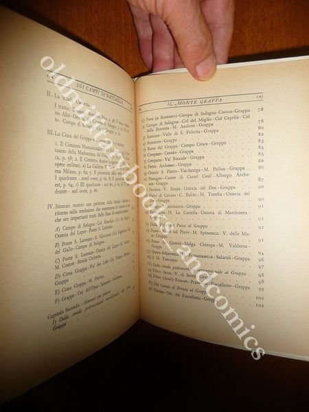 SUI CAMPI DI BATTAGLIA IL MONTE GRAPPA V^ Ed 1940 …
