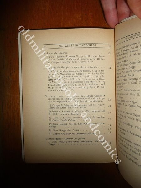 SUI CAMPI DI BATTAGLIA IL MONTE GRAPPA V^ Ed 1940 …
