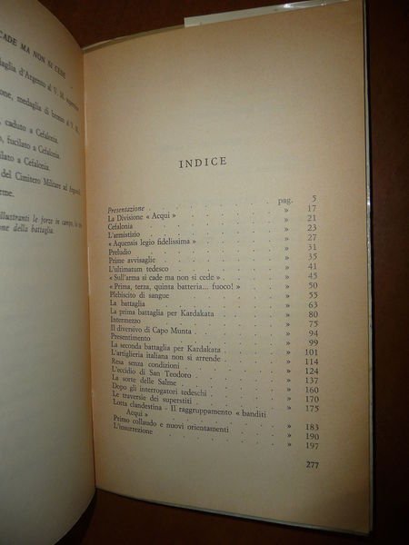 SULL'ARMA SI CADE MA NON SI CEDE LUIGI GHILARDINI WWII …