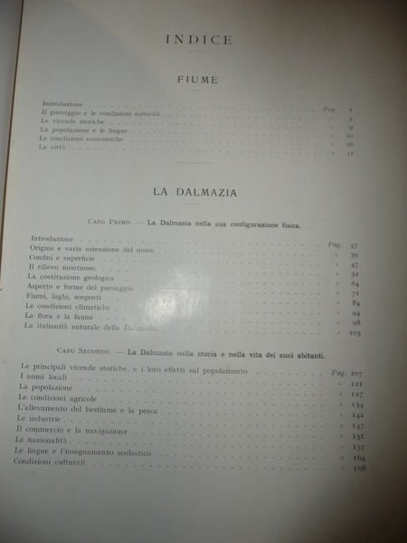 FIUME E DALMAZIA GIOTTO DAINELLI MONOGRAFIA UTET LA PATRIA 1930 …