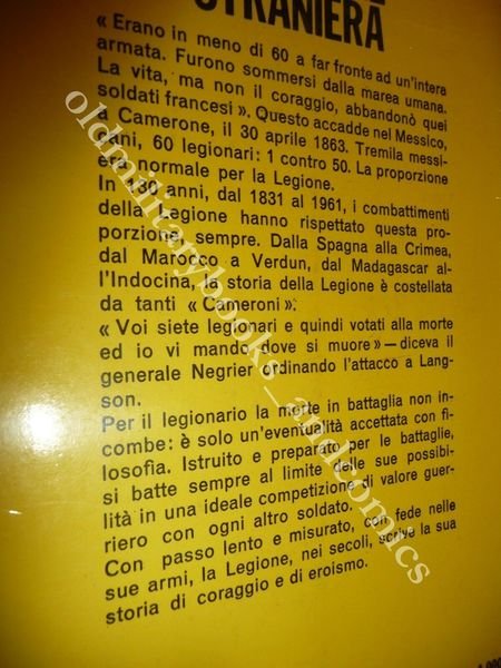 LA LEGIONE STRANIERA ERWAN BERGOT FATTI D'ARME PIU IMPORTANTI BELLISSIMA …
