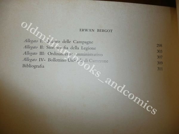 LA LEGIONE STRANIERA ERWAN BERGOT FATTI D'ARME PIU IMPORTANTI BELLISSIMA …
