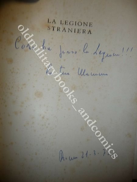 LA LEGIONE STRANIERA ERWAN BERGOT FATTI D'ARME PIU IMPORTANTI BELLISSIMA …