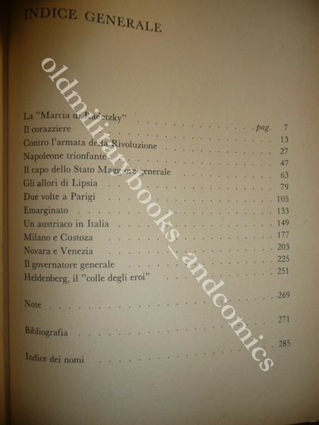 RADETZKY IL NEMICO DEGLI ITALIANI FRANZ HERRE BELLA BIOGRAFIA