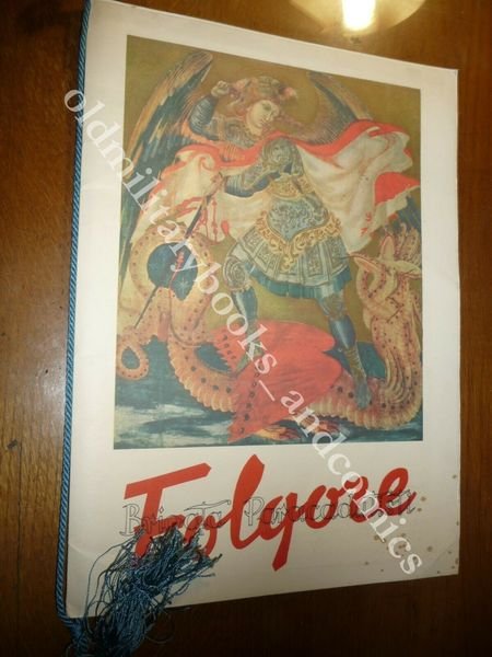 CALENDARIO BRIGATA PARACADUTISTI FOLGORE 1969 CON DEDICA E CORDONE