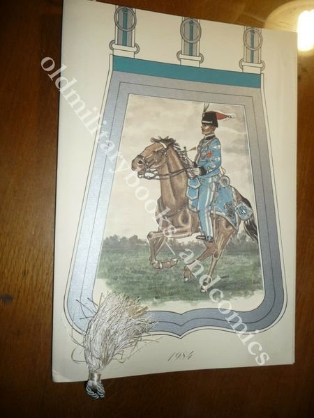 CALENDARIO REGGIMENTO LE GUIDE 1984 DEDICA CORDONE E UNIFORMI STORICHE
