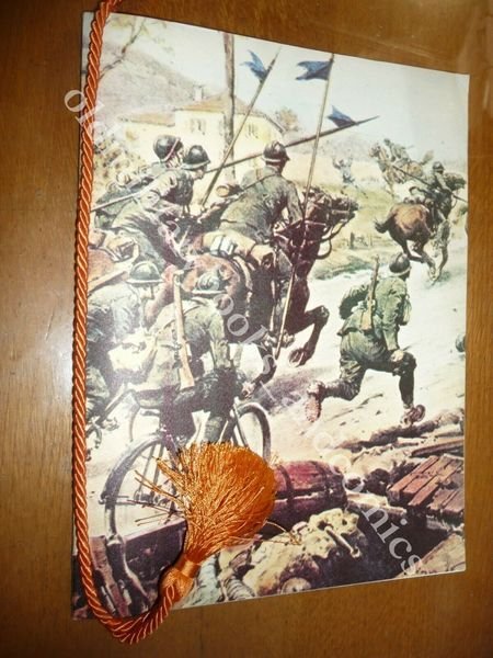 CALENDARIO BRIGATA VITTORIO VENETO 1976 CON CORDONE E DEDICA CTE