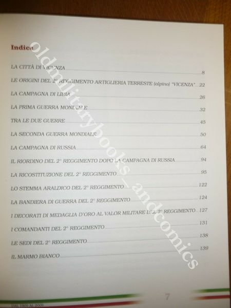 DAL 1909 AL 2009 CENTO 2° REGGIMENTO VICENZA TUTTE LE …