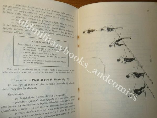 ISTRUZIONE SULL'ADDESTRAMENTO ALPINISTICO E SCIISTICO MILITARE TECNICA SCI 1958
