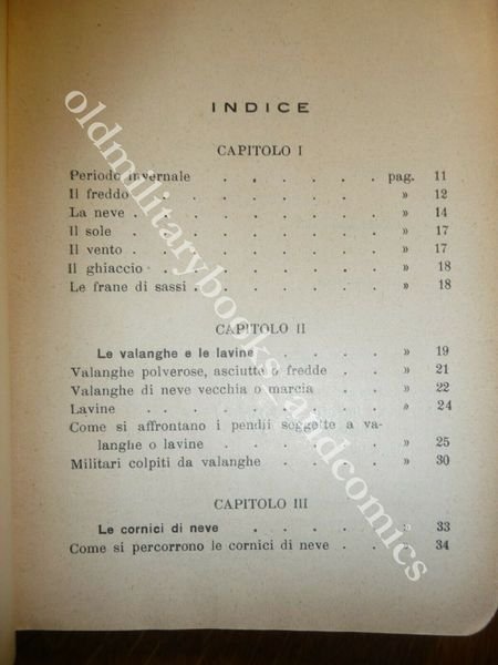 LA MONTAGNA IN INVERNO AD USO DEGLI UFFICIALI ED ALLIEVI …