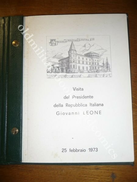 SCUOLA MILITARE ALPINA VISITA DE PRESIDENTE DELLA REPUBBLICA GIOVANNI LEONE …