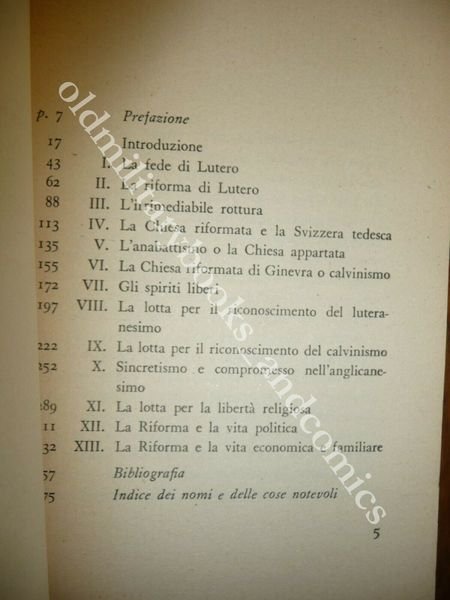 LA RIFORMA PROTESTANTE ROLAND H. BAINTON PICCOLA BIBLIOTECA EINAUDI