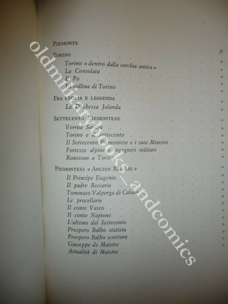 PIEMONTE FILIPPO BURZIO VOLUME CELEBRATIVO DELL'UNITA D'ITALIA UTET 1961