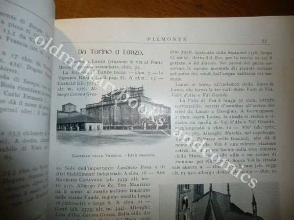 PIEMONTE GUIDE REGIONALI ILLUSTRATE LE FERROVIE PIEMONTESI ORARI DISTANZE PAESI
