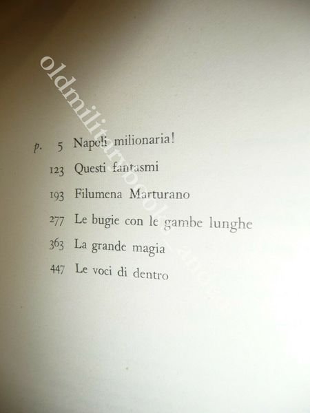 CANTATA DEI GIORNI DISPARI EDUARDO DE FILIPPO EINUADI 1951 I^ …