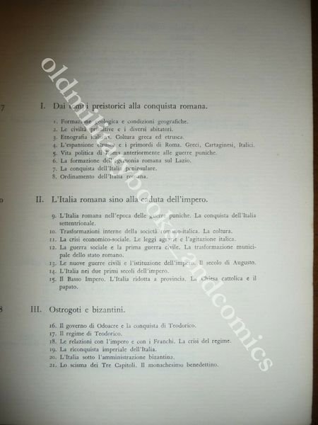 SOMMARIO DELLA STORIA D'ITALIA DAI TEMPI PREISTORICI AI NOSTRI GIORNI …