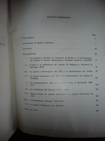 MOMENTI DI STORIA BALCANICA (1878-1914) ASPETTI MILITARI RARO STUDIO MILITARE