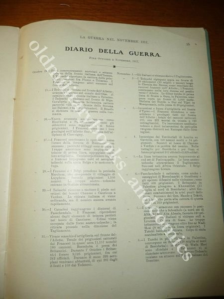 COLLANA LA GUERRA ANNATA 1917 SERIE DI 8 FASCICOLI SU …