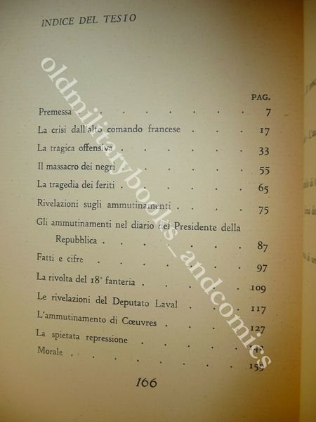 GLI AMMUTINAMENTI FRANCESI DEL '17 PIETRO CAPORILLI E LA SEGUENTE …