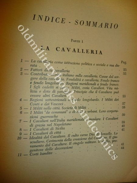 ORDINI CAVALLESCHI E CAVALIERI CARMELO ARNONE 1954
