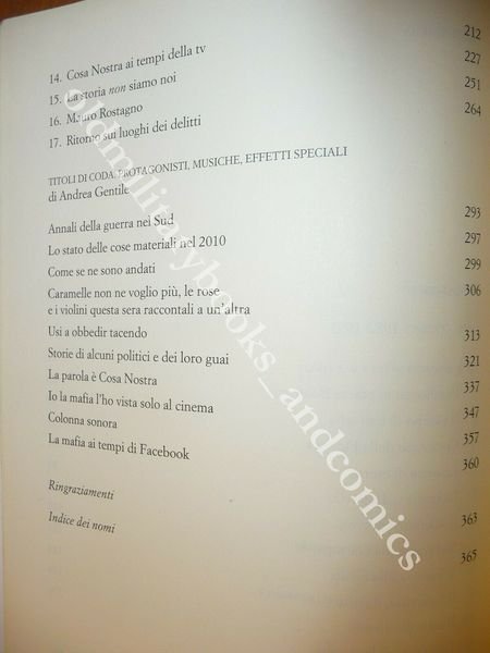 IL RACCOLTO ROSSO 1982-2010 CRONACA DI UNA GUERRA DI MAFIA …