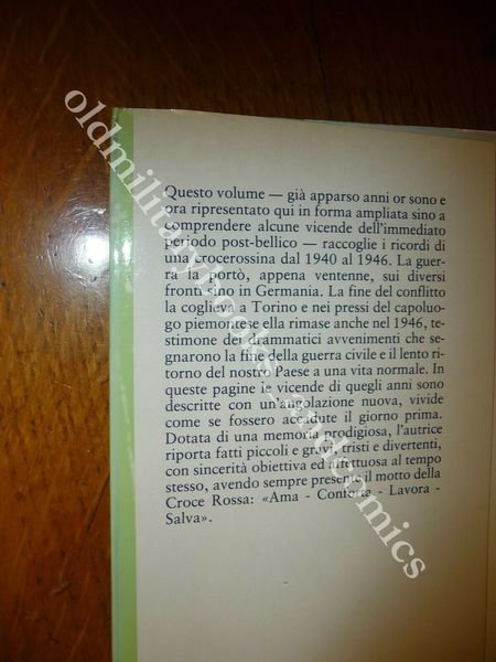 CARITA E TORMENTO MEMORIE DI UNA CROCEROSSINA 1940-1946 ANTONIA SETTI …