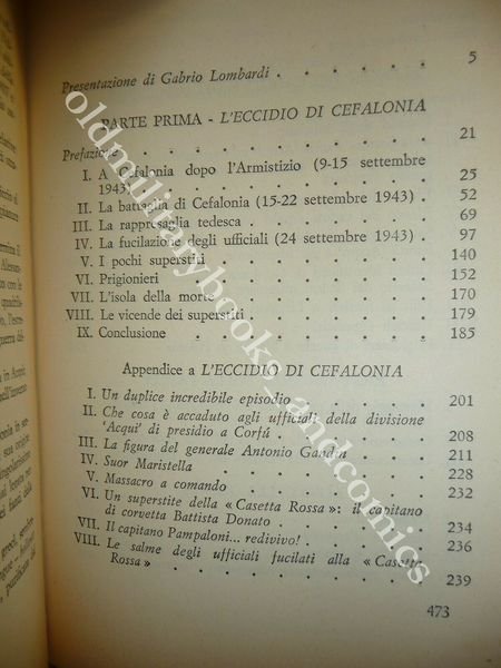 L'ECCIDIO DI CEFALONIA PADRE ROMUALDO FORMATO CAPPELLANO 7000 ITALIANI UCCISI