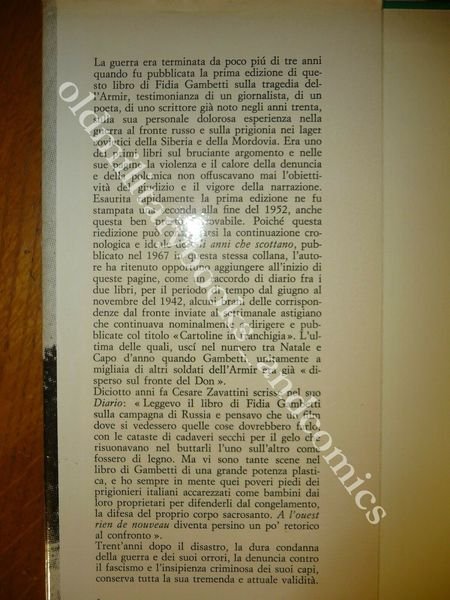 NE VIVI NE MORTI FIDIA GAMBETTI ARMIR PRIGIONIERI IN RUSSIA …